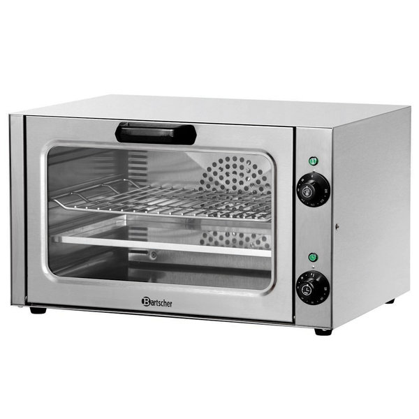 Heteluchtoven | 4 Niveaus (400x290) | Elektrisch | 50°C/250°C | 2.5kW (230V) | 530x495x320(h)mm
