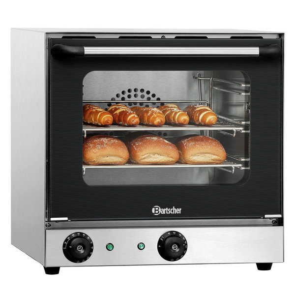 Heteluchtoven | SERIE AT | 3 Niveaus (1/2 GN) | Elektrisch | 50°C/300°C | 2.7kW (230V) | 460x575x465(h)mm