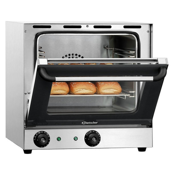 Heteluchtoven | SERIE AT | 3 Niveaus (1/2 GN) | Elektrisch | 50°C/300°C | 2.7kW (230V) | 460x575x465(h)mm