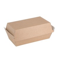Fiesta Compostable Hamburgerdoosjes | Composteerbaar Karton | 200 stuks | 172x92x85mm 