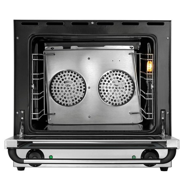 Heteluchtoven | SERIE AT | 4 Niveaus (438x315) | Elektrisch | 50°C/300°C | 2.7kW (230V) | 595x615x580(h)mm