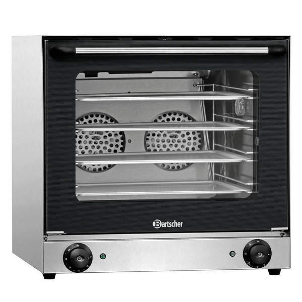Heteluchtoven | SERIE AT | 4 Niveaus (438x315) | Elektrisch | 50°C/300°C | 2.7kW (230V) | 595x615x580(h)mm