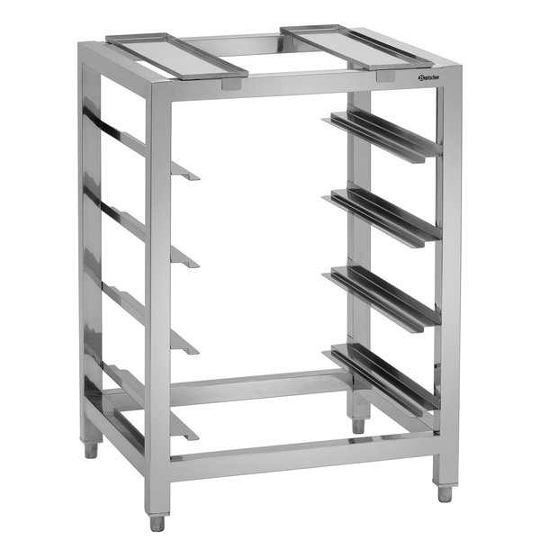 Onderstel (Hoog) | Bartscher SERIE AT | RVS | 4 Niveaus | 535x595x855(h)mm