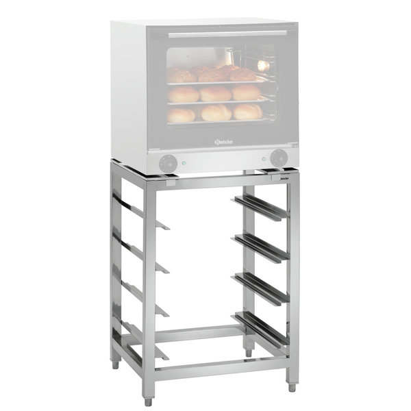 Onderstel (Hoog) | Bartscher SERIE AT | RVS | 4 Niveaus | 535x595x855(h)mm