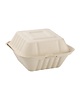 Fiesta Compostable Hamburgerdoosjes | Composteerbaar Bagasse | 500 stuks | 152x149x81mm 