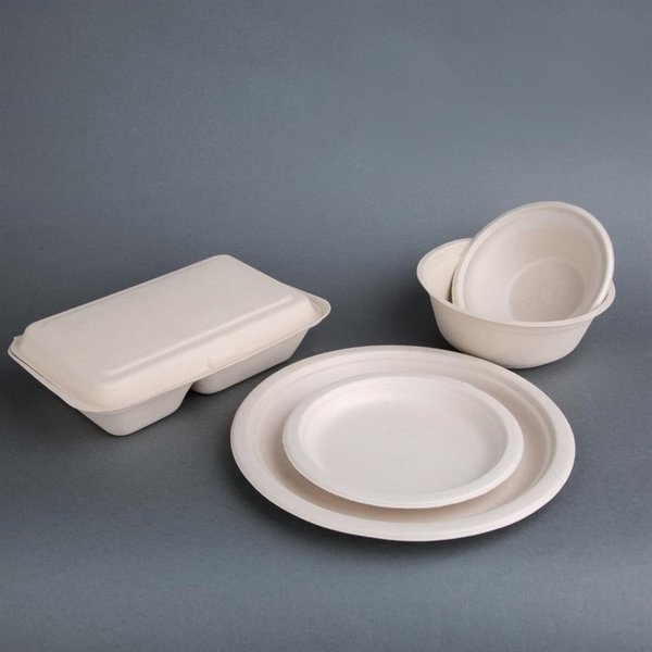 Kommen | Composteerbaar Bagasse | 310ml | 50 stuks | 45(h)mm