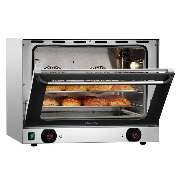 Heteluchtoven | SERIE AT | 4 Niveaus (1/1 GN) | Elektrisch | 50°C/300°C | 3kW (230V) | 700x625x540(h)mm
