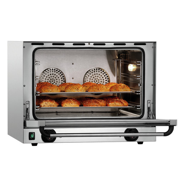 Heteluchtoven | SERIE AT | 4 Niveaus (1/1 GN) | Elektrisch | 50°C/300°C | 3kW (230V) | 700x625x540(h)mm