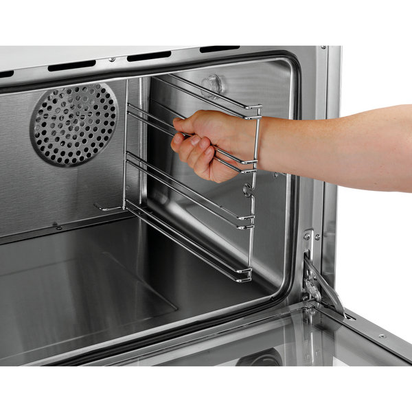 Heteluchtoven | SERIE AT | 4 Niveaus (1/1 GN) | Elektrisch | 50°C/300°C | 3kW (230V) | 700x625x540(h)mm