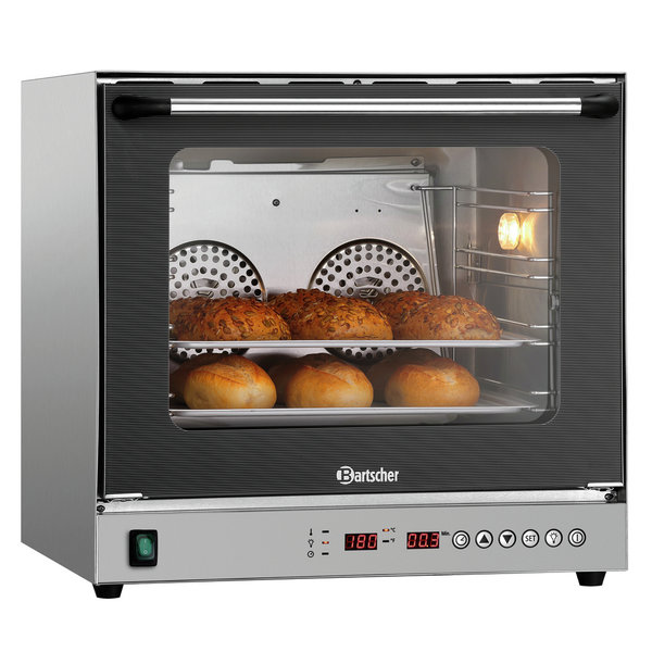 Heteluchtoven | SERIE AT | 4 Niveaus (438x315) | Elektrisch | 50°C/300°C | 2.67kW (230V) | 595x615x580(h)mm