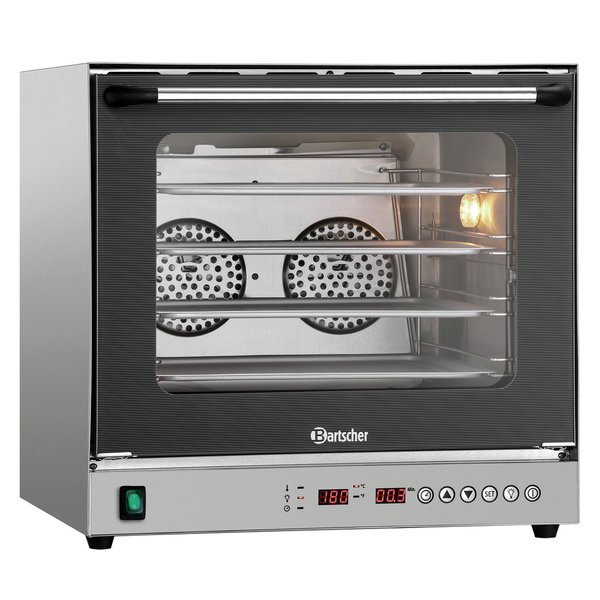 Heteluchtoven | SERIE AT | 4 Niveaus (438x315) | Elektrisch | 50°C/300°C | 2.67kW (230V) | 595x615x580(h)mm