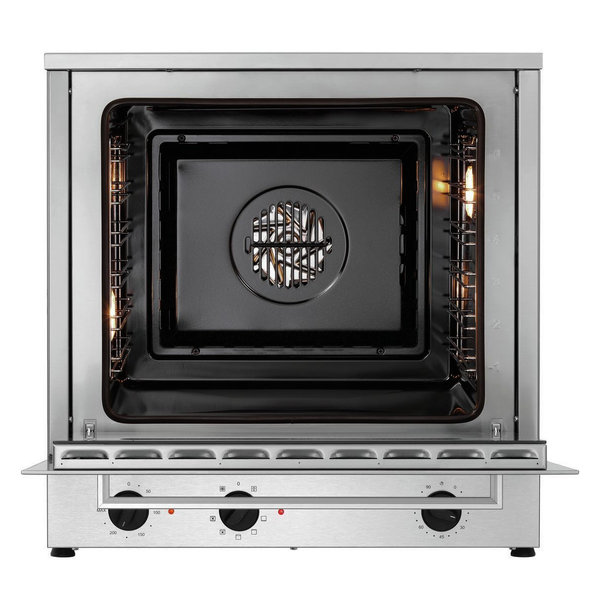 Multifunctionele Heteluchtoven | 6 Niveaus (440x375) | Elektrisch | 25°C/250°C | 2.7kW (230V) | Grillfunctie | 600x650x620(h)mm