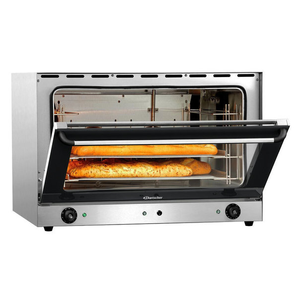 Heteluchtoven | SERIE AT | 4 Niveaus (EN600x400) | Elektrisch | 50°C/300°C | 6.4kW (400V) | Bevochtiging (Handmatig) | 835x800x570(h)mm
