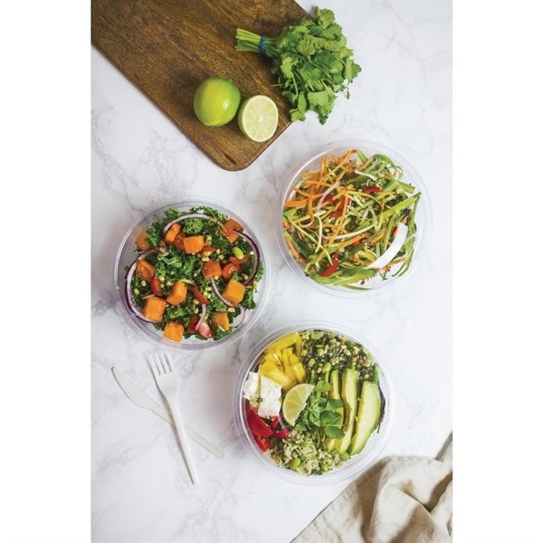 Saladekommen | Composteerbaar PLA | 690ml | 300 stuks | Ø185x65mm