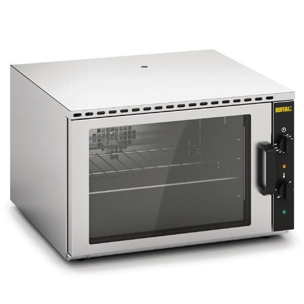 Heteluchtoven | 4 Niveaus (2/3 GN) | Elektrisch | 50°C/250°C | 2.5kW (230V) | 620x600x400(h)mm