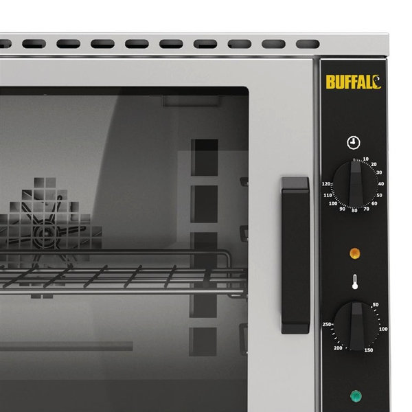 Heteluchtoven | 4 Niveaus (2/3 GN) | Elektrisch | 50°C/250°C | 2.5kW (230V) | 620x600x400(h)mm