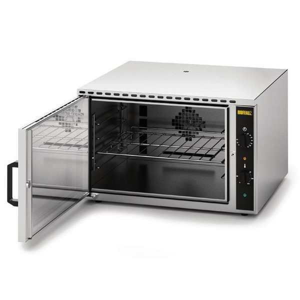 Heteluchtoven | 4 Niveaus (2/3 GN) | Elektrisch | 50°C/250°C | 2.5kW (230V) | 620x600x400(h)mm