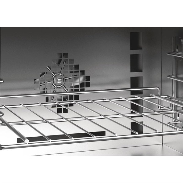 Heteluchtoven | 4 Niveaus (2/3 GN) | Elektrisch | 50°C/250°C | 2.5kW (230V) | 620x600x400(h)mm