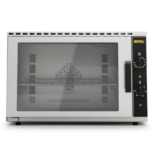 Heteluchtoven | 4 Niveaus (2/3 GN) | Elektrisch | 50°C/250°C | 2.5kW (230V) | 620x600x400(h)mm