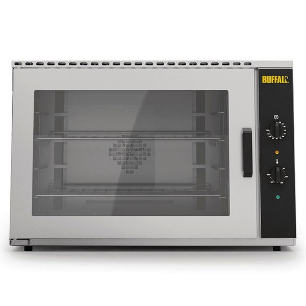 Heteluchtoven | 4 Niveaus (1/1 GN) | Elektrisch | 50°C/250°C | 2.5kW (230V) | 800x600x520(h)mm