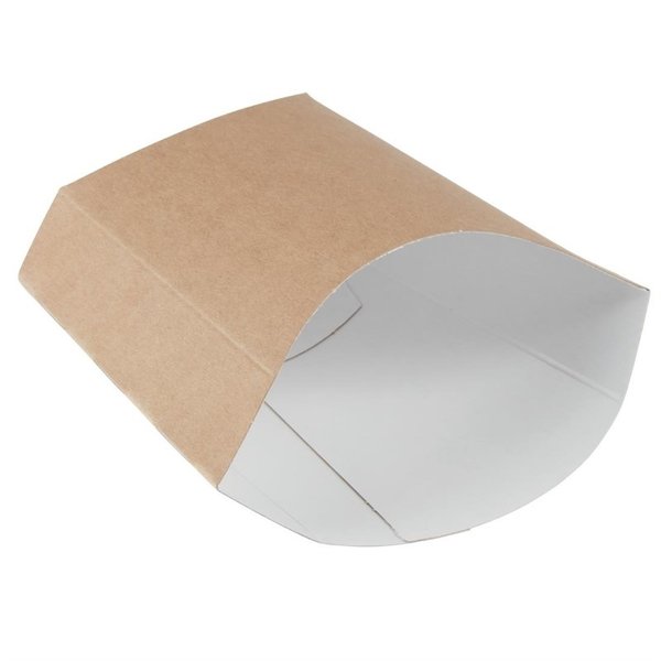 Frietbakjes | Composteerbaar Karton | 1000 stuks | 122x81x49mm