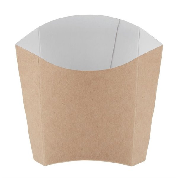 Frietbakjes | Composteerbaar Karton | 1000 stuks | 122x81x49mm