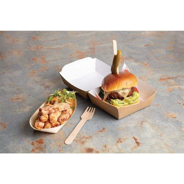 Hamburgerdoosjes | Composteerbaar Karton | 250 stuks | 108x108x70mm