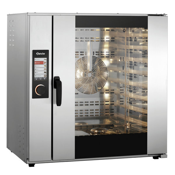 Modulaire Bakkerij Oven | HC6040 | 8 Niveaus (EN600x400) | Elektrisch | 30°C/250°C | 19.1kW (400V) | Bevochtiging (Automatisch) | Zelfreiniging | Stapelbaar | Touchscreen + WiFi | 980x900x1000(h)mm