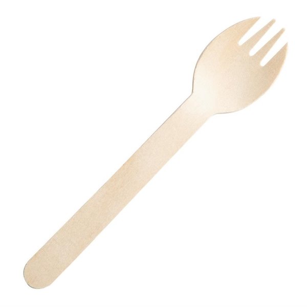 Sporken | Individueel Verpakt | Composteerbaar Hout | 500 Stuks