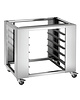 Bartscher Onderstel | Bartscher Heteluchtovens | RVS | 5 Niveaus (EN600x400) | Wielen (Geremd) | 990x760x915(h)mm 