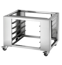 Bartscher Onderstel | Bartscher Heteluchtovens | RVS | 4 Niveaus (EN600x400) | Wielen (Geremd) | 990x760x750(h)mm 