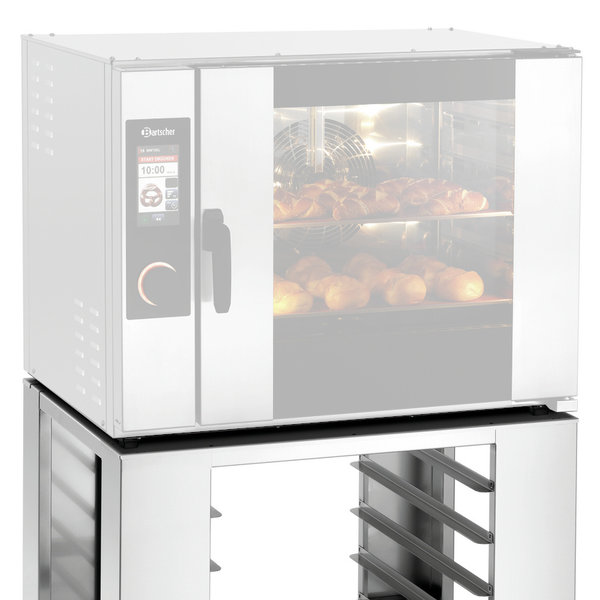 Onderstel | Bartscher Heteluchtovens | RVS | 5 Niveaus (EN600x400) | Wielen (Geremd) | 990x760x915(h)mm