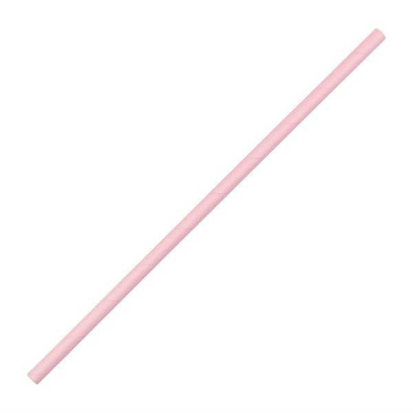 Rietjes | Roze | Composteerbaar Papier | 250 Stuks | Ø6x210mm
