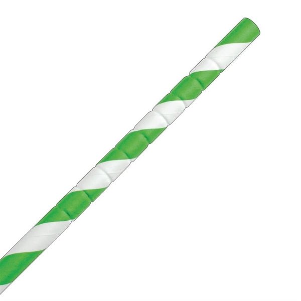Rietjes | Groen | Buigbaar | Composteerbaar Papier | 250 Stuks | Ø6x210mm