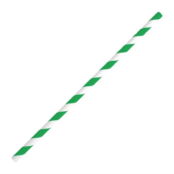 Rietjes | Groen | Buigbaar | Composteerbaar Papier | 250 Stuks | Ø6x210mm