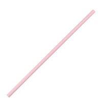 Fiesta Compostable Rietjes | Roze | Buigbaar | Composteerbaar Papier | 250 Stuks | Ø6x210mm