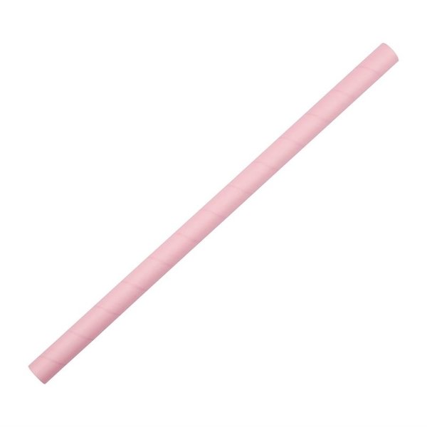 Smoothierietjes | Roze | Composteerbaar Papier | 250 Stuks | Ø10x210mm