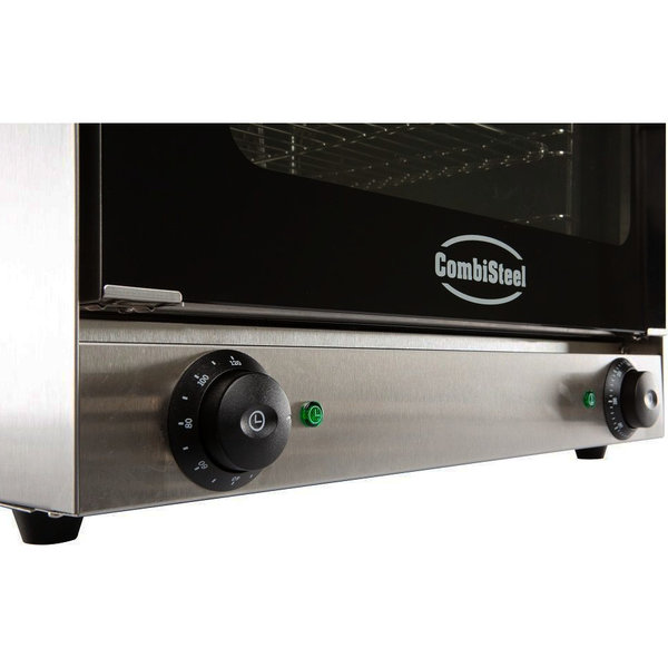 Heteluchtoven | CUBE | 4 Niveaus (435x315) | Elektrisch | 50°C/300°C | 2.67kW (230V) | 595x530x570(h)mm