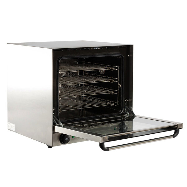 Heteluchtoven | CUBE | 4 Niveaus (435x315) | Elektrisch | 50°C/300°C | 2.67kW (230V) | 595x530x570(h)mm