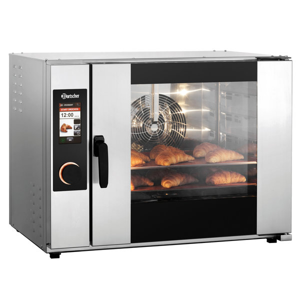 Modulaire Bakkerij Oven | HC6040 | 5 Niveaus (EN600x400) | Elektrisch | 30°C/250°C | 12.1kW (400V) | Bevochtiging (Automatisch) | Zelfreiniging | Stapelbaar | Touchscreen + WiFi | 980x900x730(h)mm