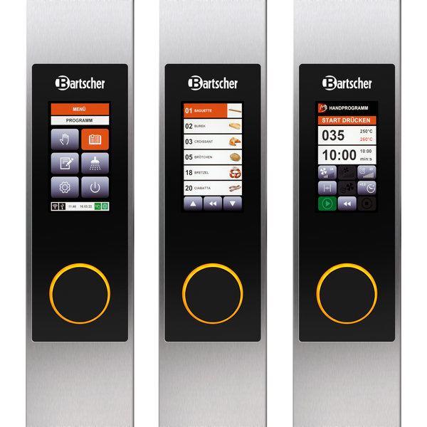 Modulaire Bakkerij Oven | HC6040 | 5 Niveaus (EN600x400) | Elektrisch | 30°C/250°C | 12.1kW (400V) | Bevochtiging (Automatisch) | Zelfreiniging | Stapelbaar | Touchscreen + WiFi | 980x900x730(h)mm