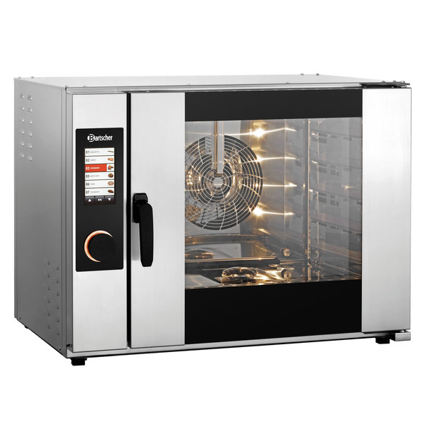 Modulaire Bakkerij Oven | HC6040 | 5 Niveaus (EN600x400) | Elektrisch | 30°C/250°C | 12.1kW (400V) | Bevochtiging (Automatisch) | Zelfreiniging | Stapelbaar | Touchscreen + WiFi | 980x900x730(h)mm