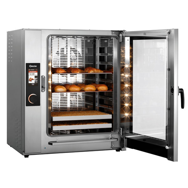 Modulaire Bakkerij Oven | HC6040 | 10 Niveaus (EN600x400) | Elektrisch | 30°C/250°C | 20.3kW (400V) | Bevochtiging (Automatisch) | Zelfreiniging | Stapelbaar | Touchscreen + WiFi | 980x900x1130(h)mm