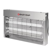 Eazyzap Insectenverdelger | LED-Lampen | RVS | 100m² | 313x515x106mm 