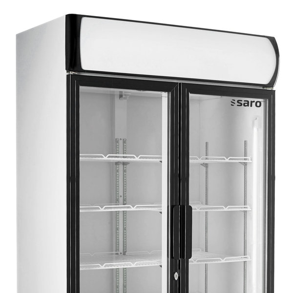 Koelkast | 568L | Zwart/Wit | +1°C/+10°C | Geventileerd | Draaideuren | Wielen (Geremd) | 880x610x1973(h)mm