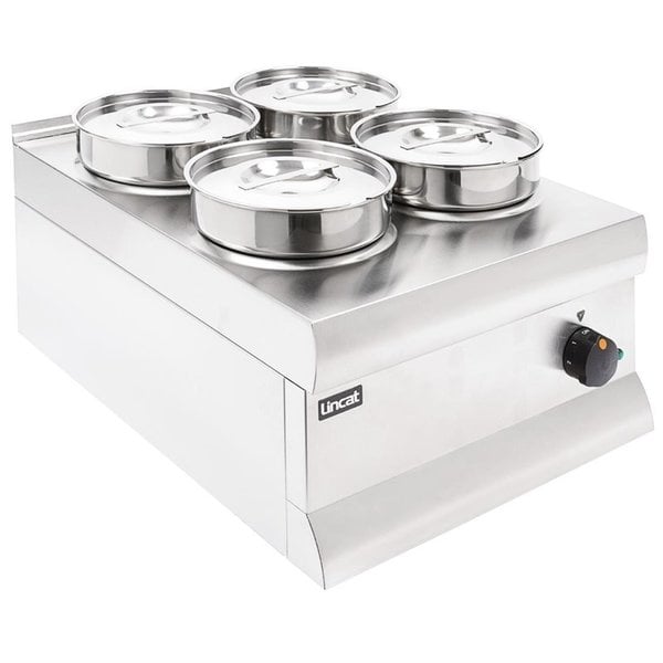 Bain Marie | 0.75kW | RVS | Incl. 4x 4,5L potten | 600x450x325mm