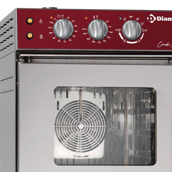 Hetelucht-/Stoomoven | CombiSmart | 4 Niveaus (GN) | Elektrisch | 50°C/270°C | 3kW (230V) | Bevochtiging (Automatisch) | 523x666x667(h)mm