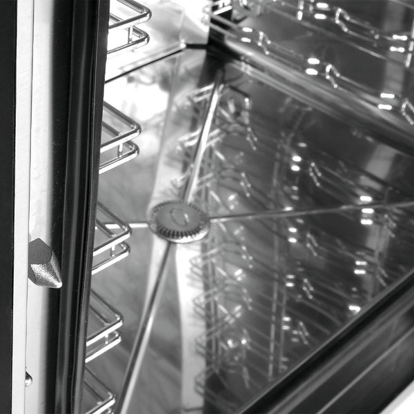 Heteluchtoven | ConvoBis | 5 Niveaus (EN/GN) | Elektrisch | 50°C/270°C | 7kW (400V) | Bevochtiging (Automatisch) | 920x750x700(h)mm