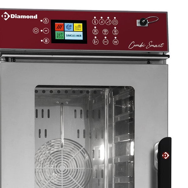 Hetelucht-/Stoomoven | CombiSmart | 7 Niveaus (1/1 GN) | Elektrisch | 20°C/270°C | 8.8kW (400V) | Bevochtiging (Automatisch) | Zelfreiniging | Touchscreen | 523x846x877(h)mm