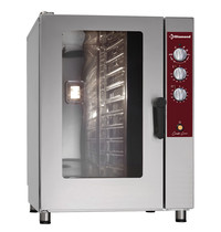 Diamond Hetelucht-/Stoomoven | CombiLine | 10 Niveaus (GN) | Elektrisch | 50°C/270°C | 12kW (400V) | Bevochtiging (Automatisch) | 710x770x940(h)mm